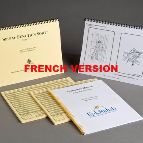 Spinal Function Sort Kit - FRENCH