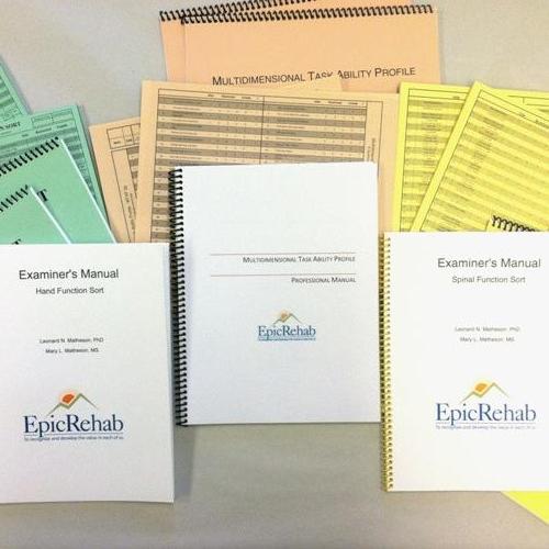 Sorts Package - Self-Report of Functional Ability Kit – Matheson ...