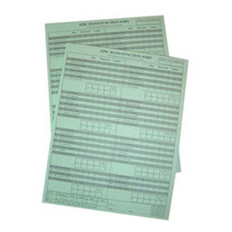 Hand Function Sort Replacement Answer Pads